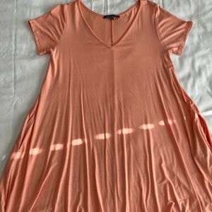 Dress up tshirt dress with pockets